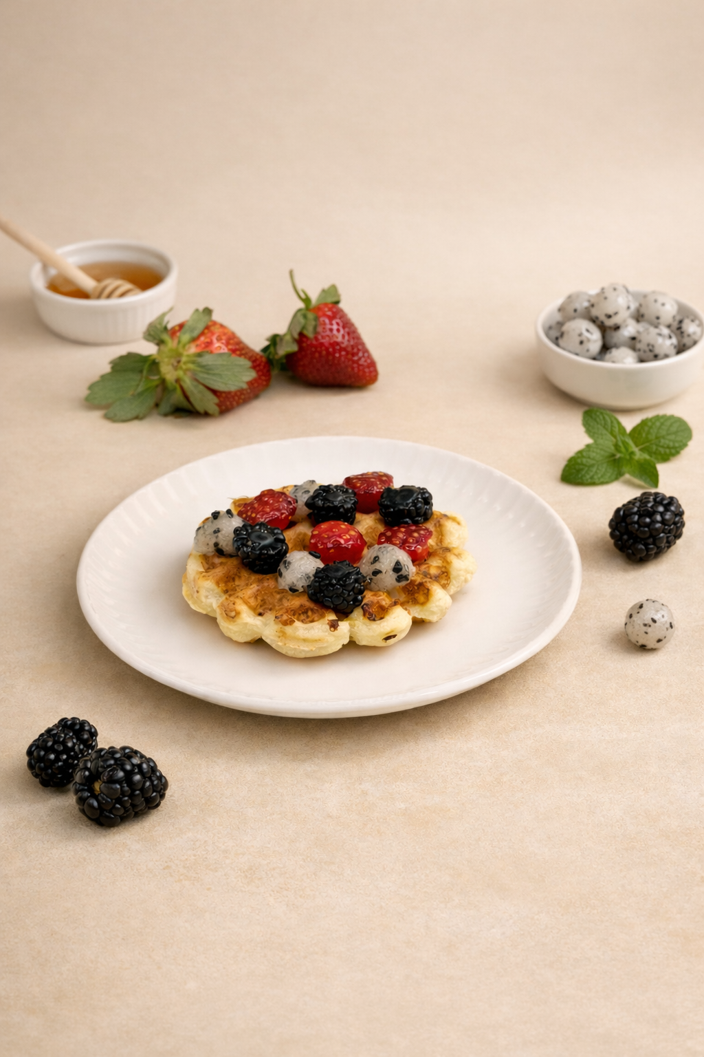 Berry Happy Waffle